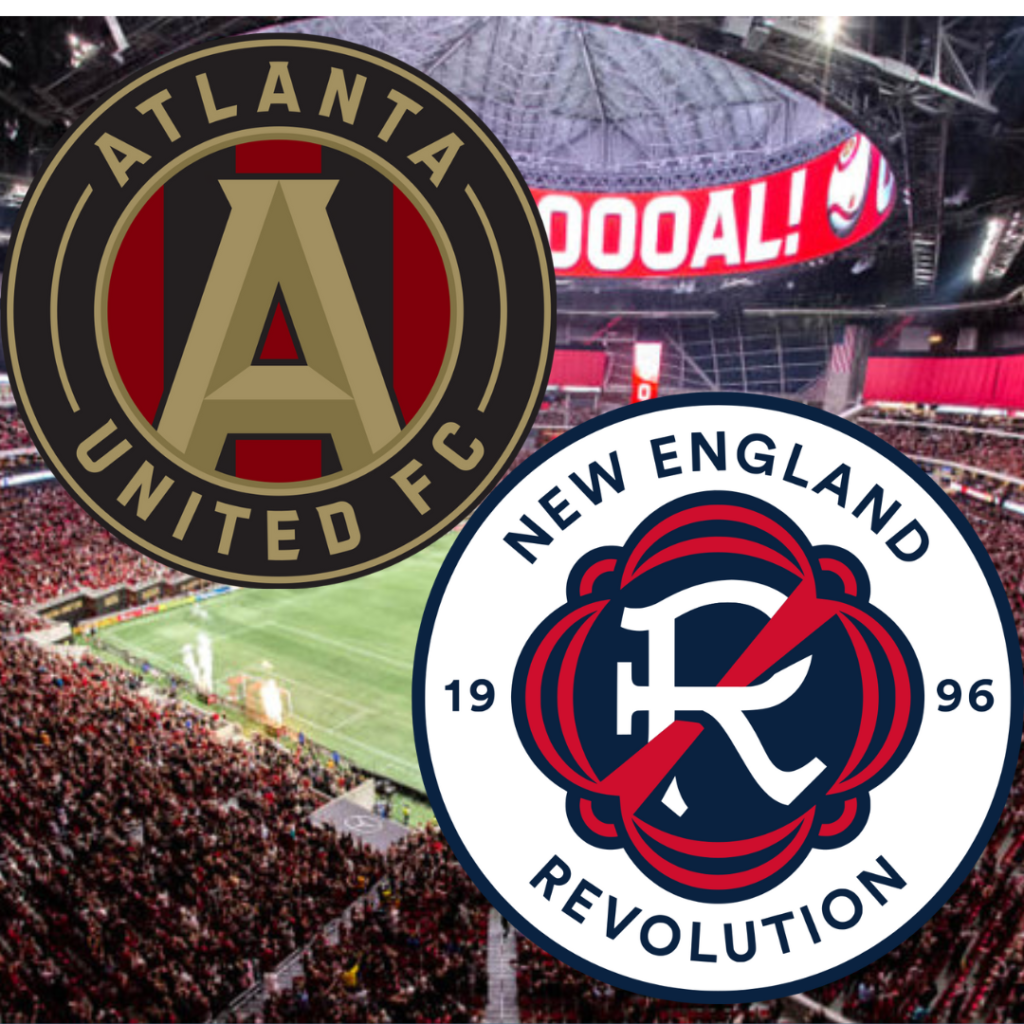 atlanta united and new england logos